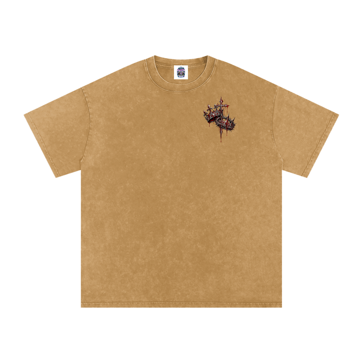 King of Kings — Snow Washed Oversized Tee