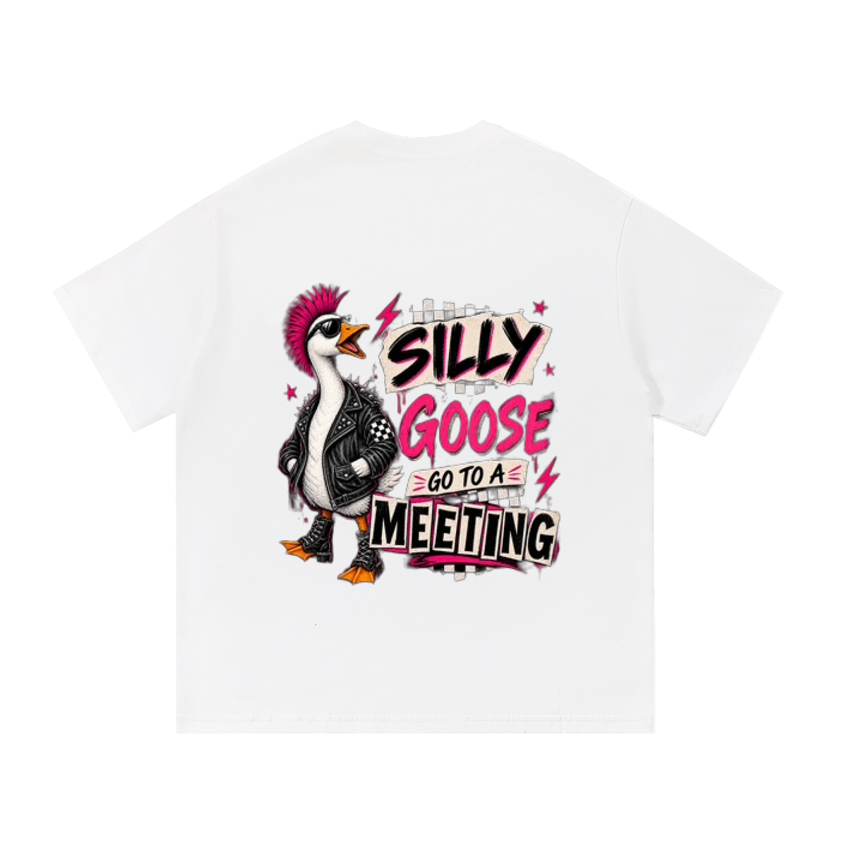 Silly Goose: Go to a Meeting Unisex Tee