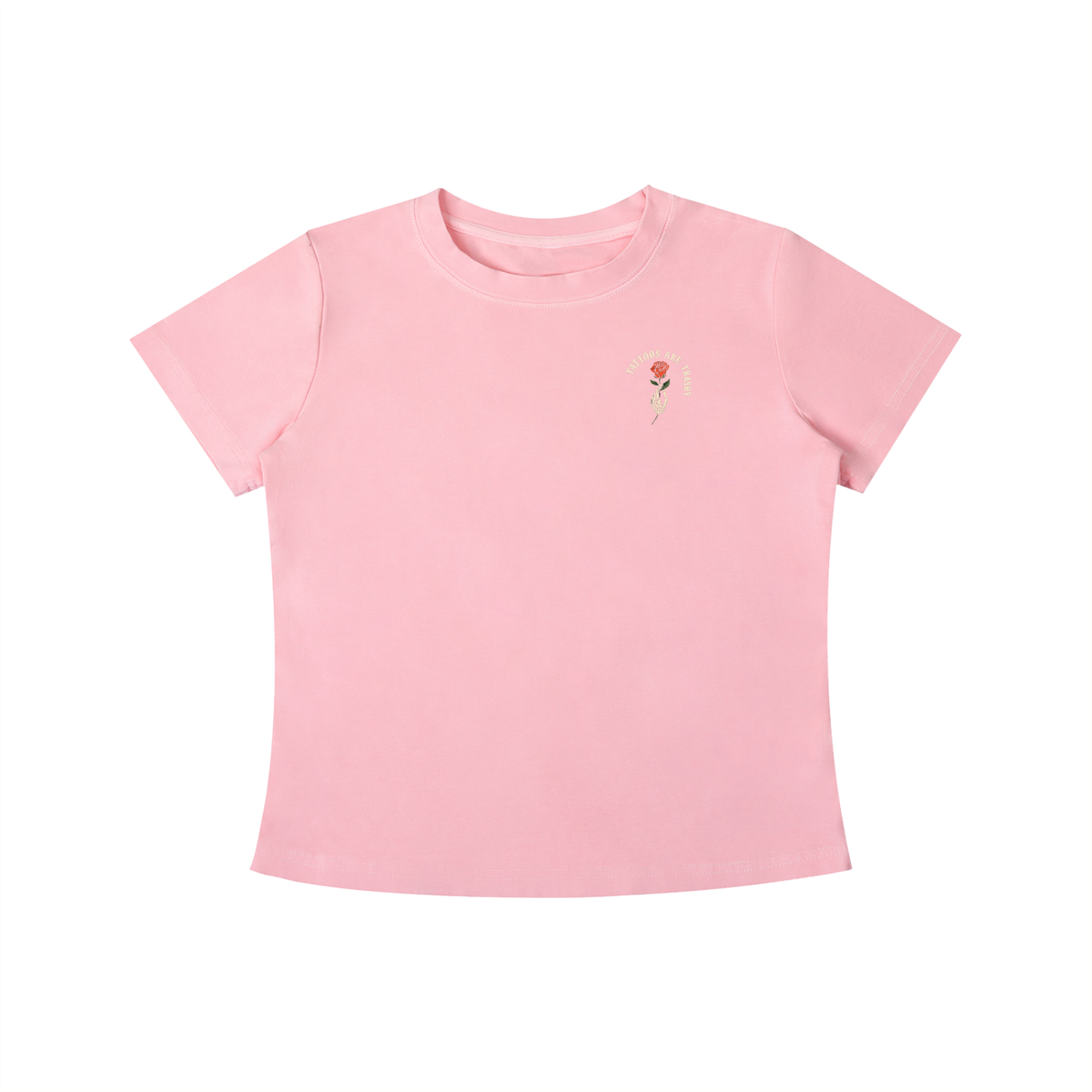 Tattoos Are Trashy Women's Crop Tee