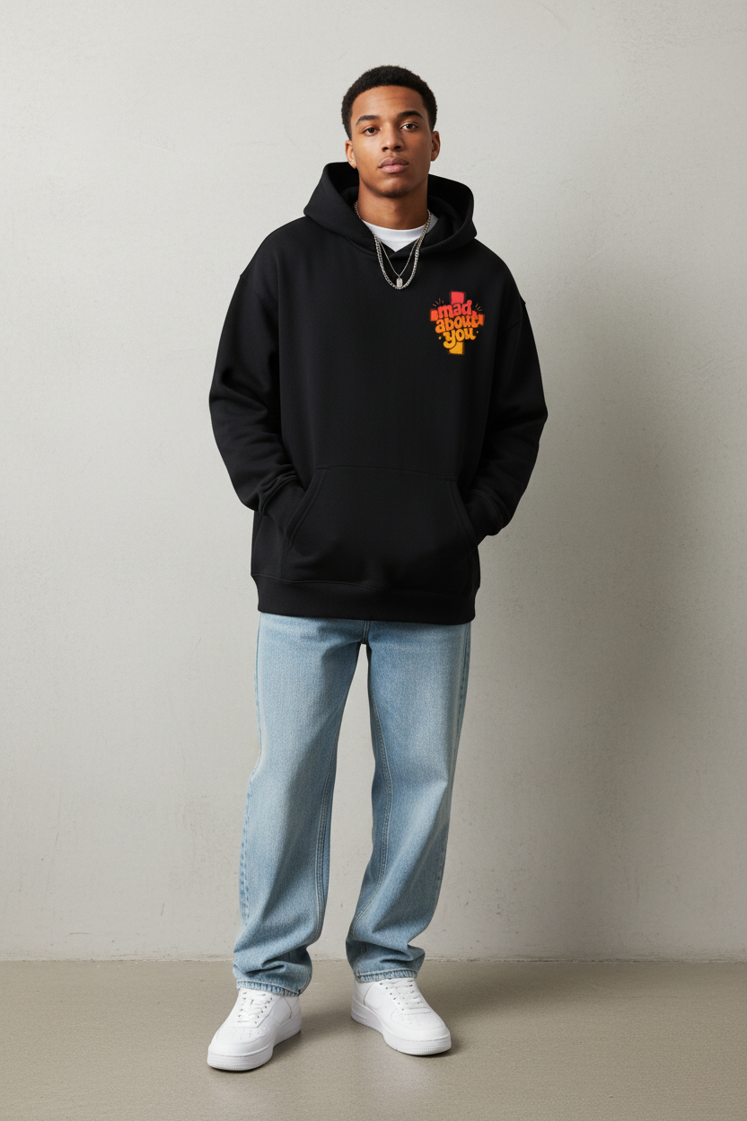 God Is Never Mad at You, He Is Always Mad About You Unisex Hoodie