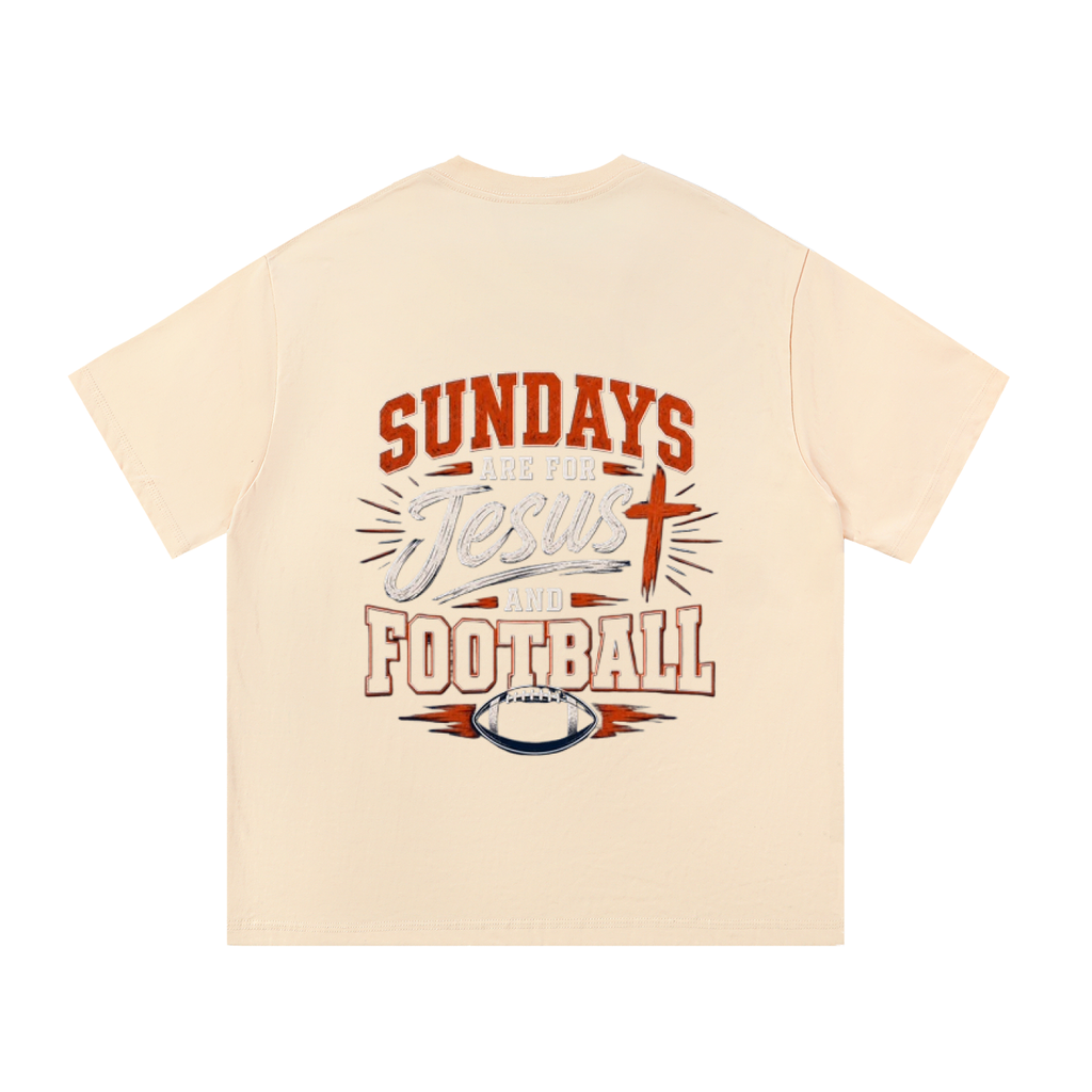 Sundays Are for Jesus and Football — Essential Cotton Tee