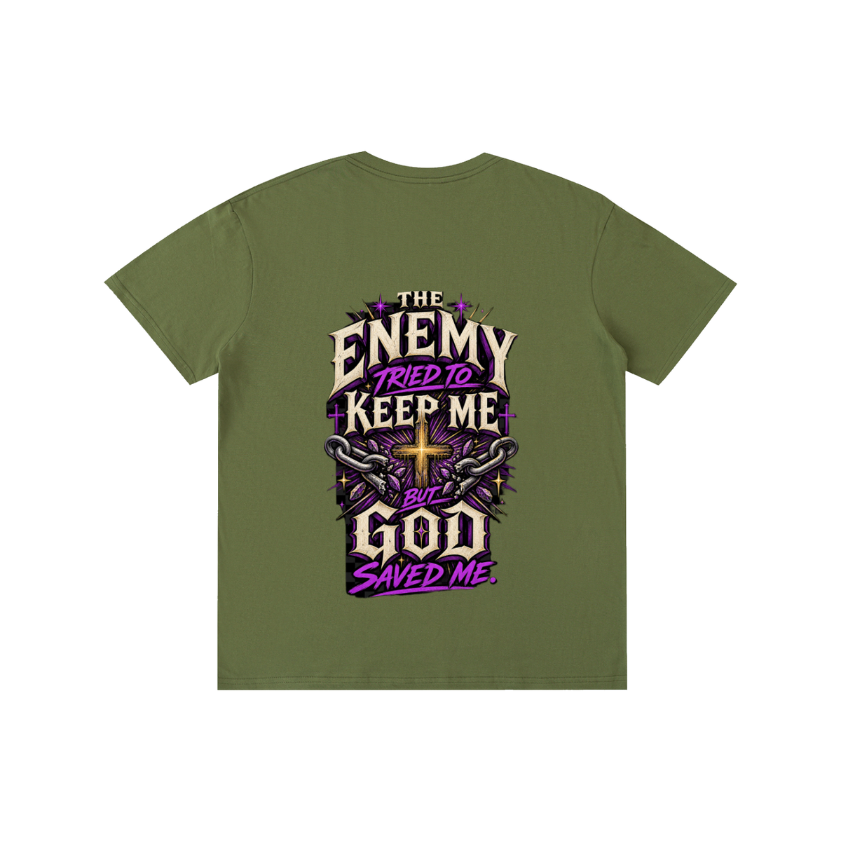 The Enemy Tried to Keep Me but God Saved Me Unisex Tee
