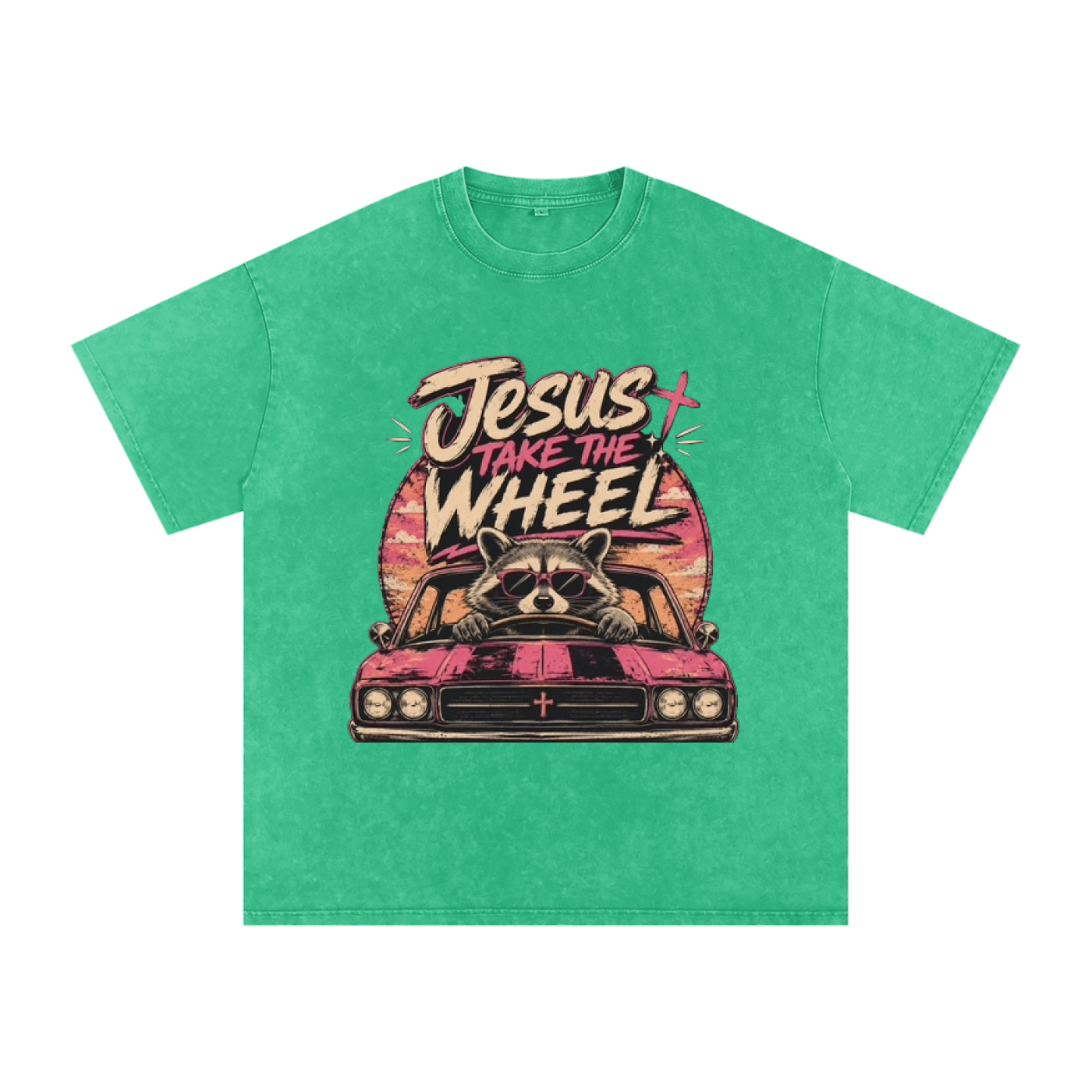 Jesus Take the Wheel Tee