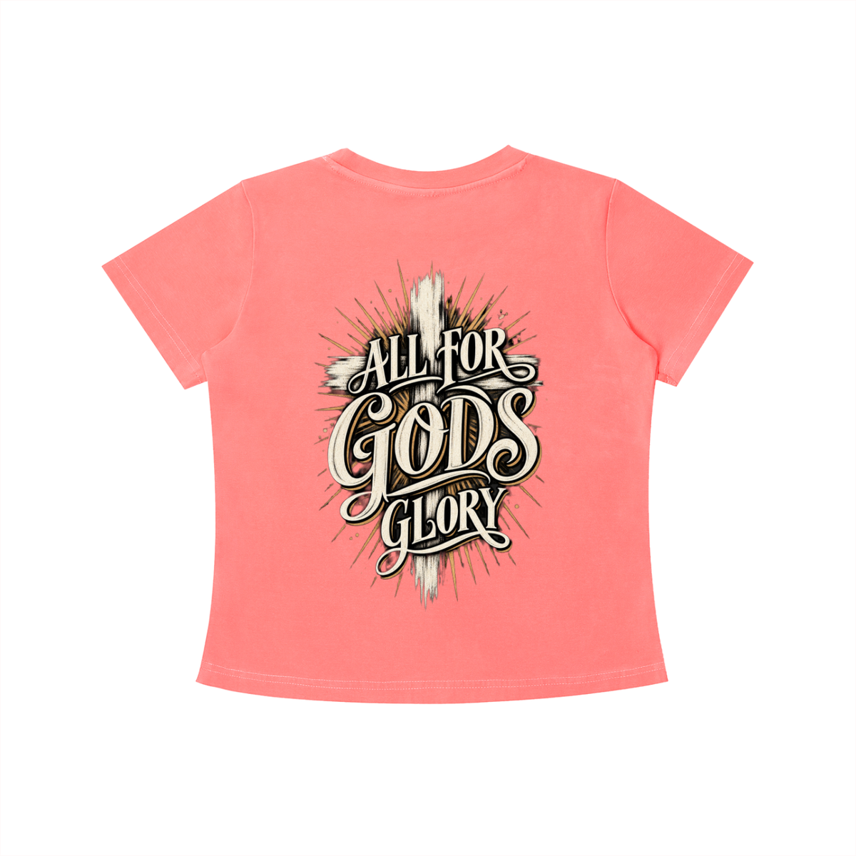 All for God's Glory Women's Crop Tee