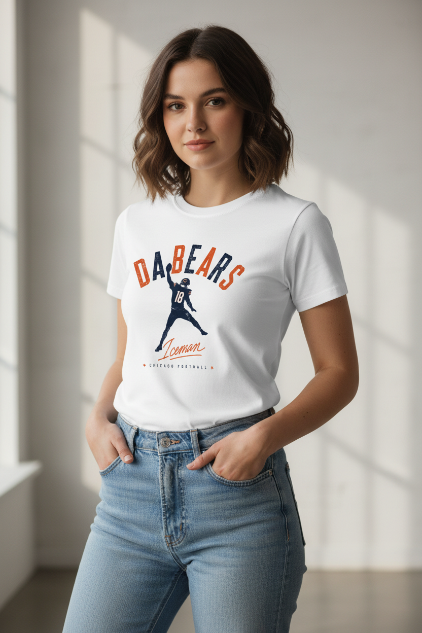 Da Bears Iceman Women’s Slim Fit Performance T-Shirt