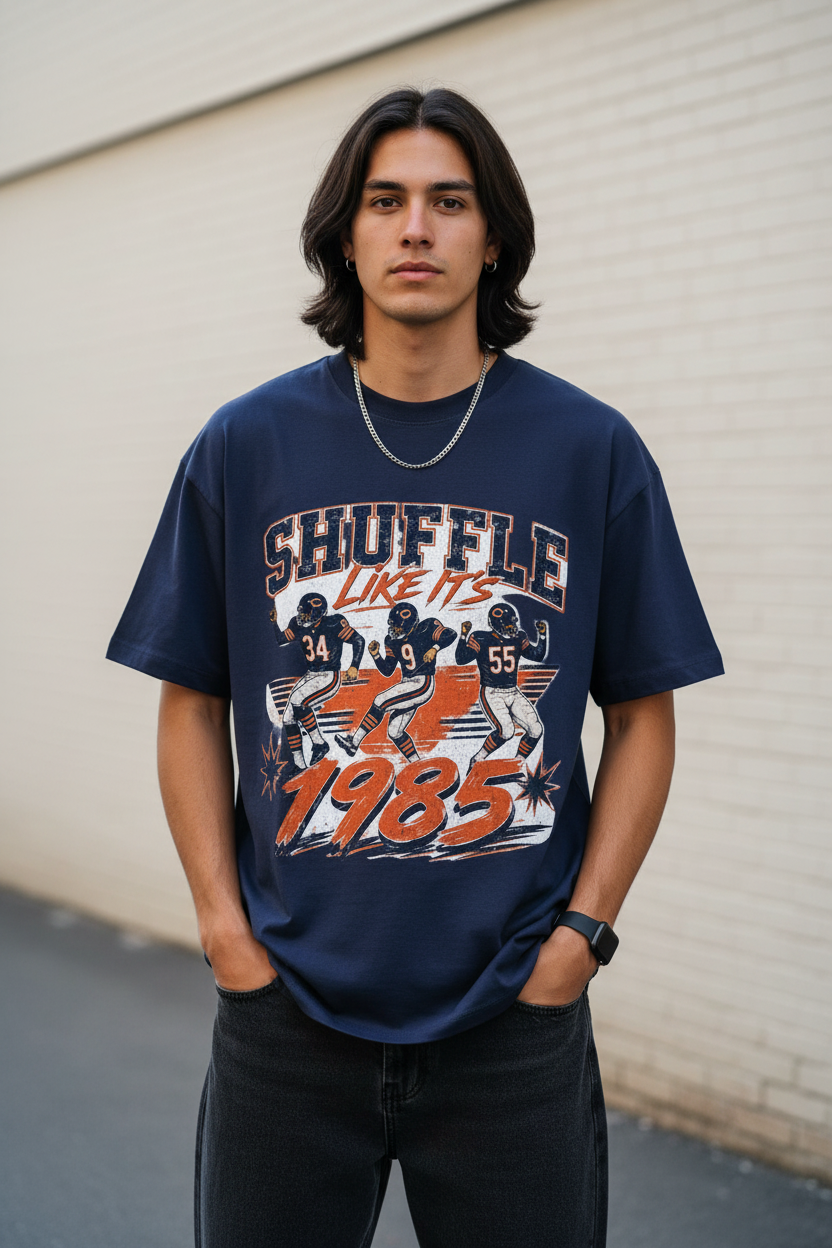 Bears Shuffle like it is 1985  Essential Cotton T-Shirt