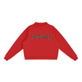 Yahweh Fleece Mock-Neck Crew Sweatshirt