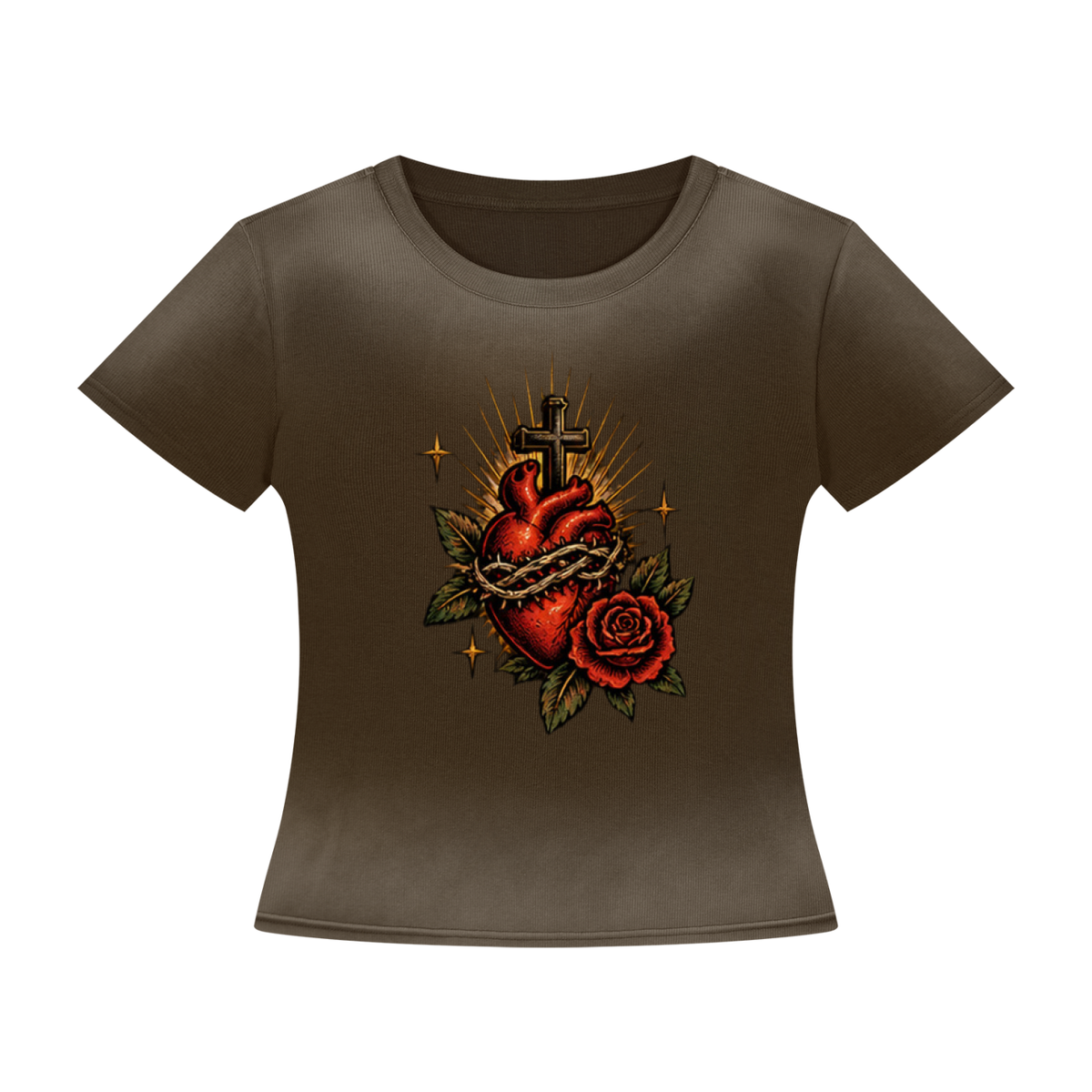 Worship Out Loud Women's Sunfade Washed Tee – Psalm 100:1