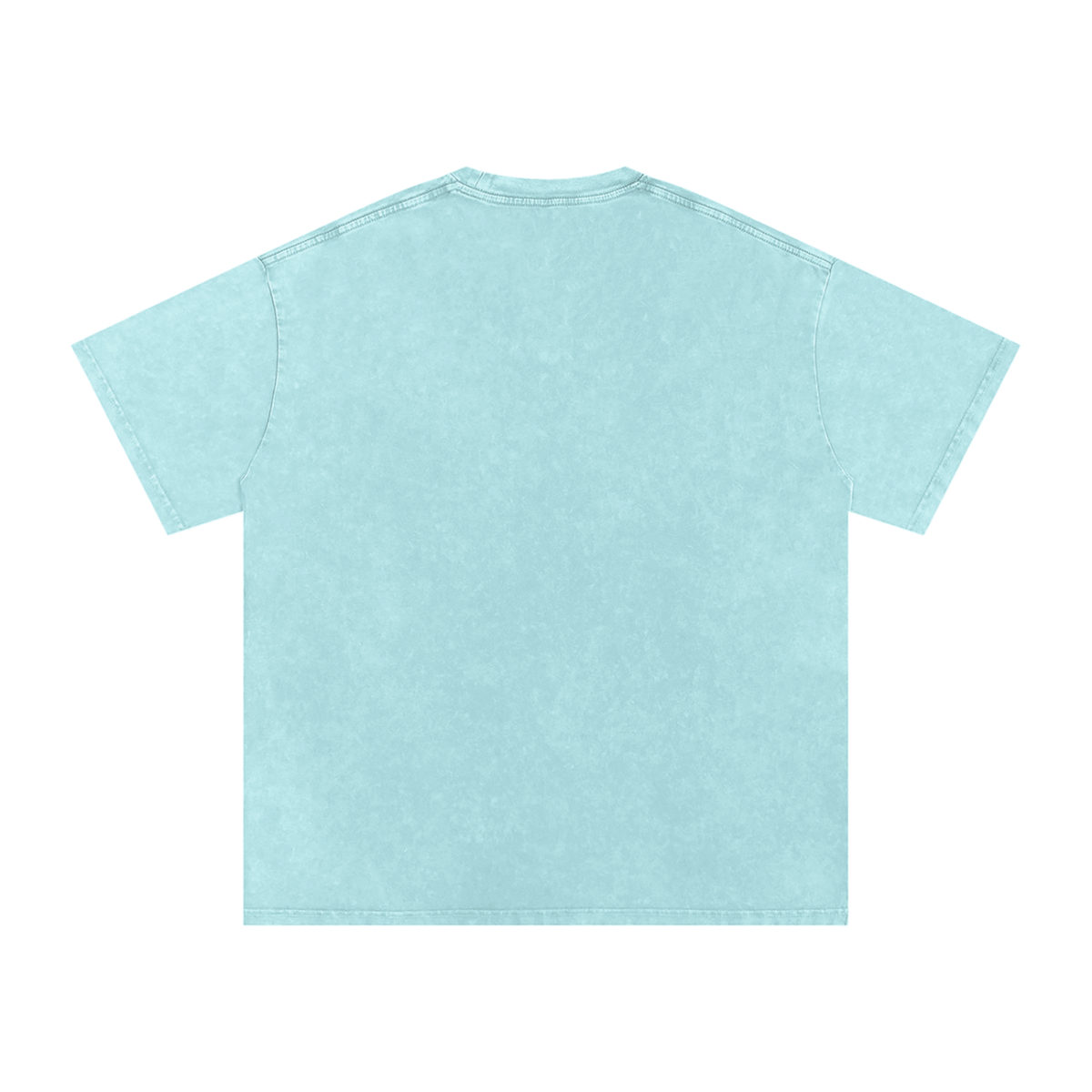 Too Blessed to Be Possessed — Snow Washed Oversized Tee