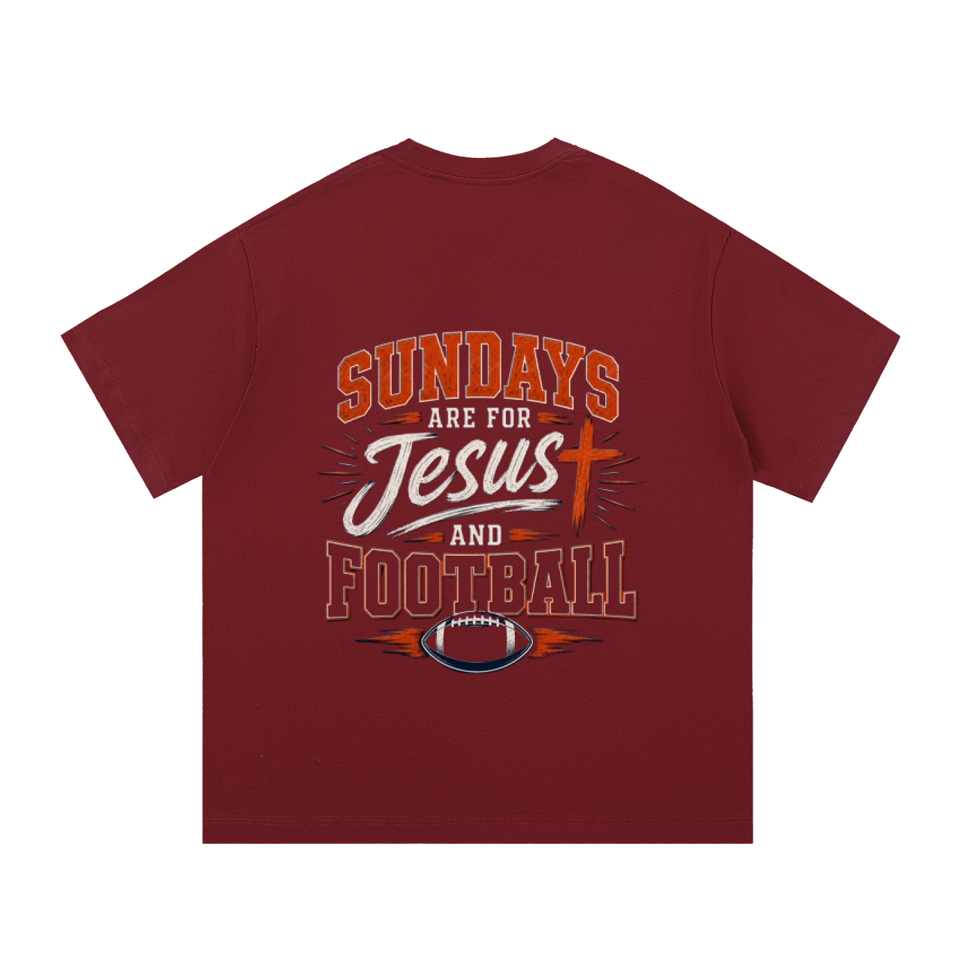 Sundays Are for Jesus and Football — Essential Cotton Tee