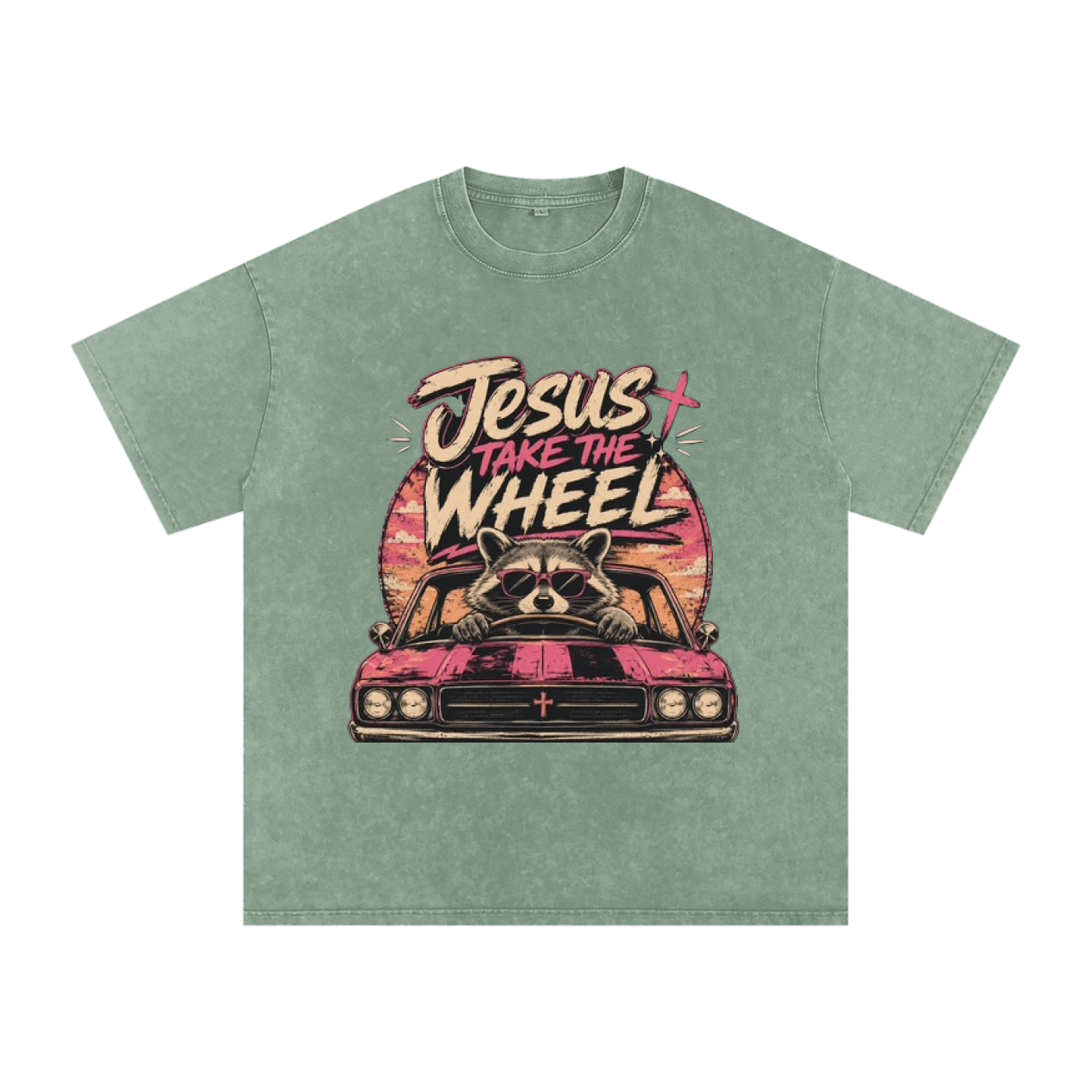 Jesus Take the Wheel Tee
