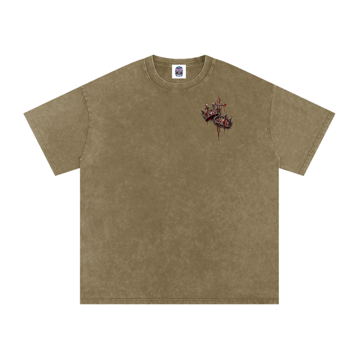 King of Kings — Snow Washed Oversized Tee