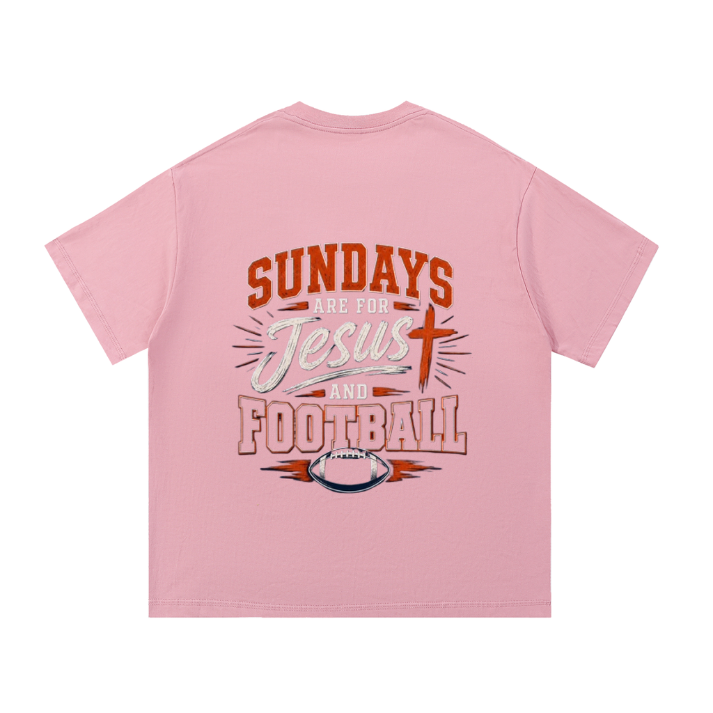 Sundays Are for Jesus and Football — Essential Cotton Tee