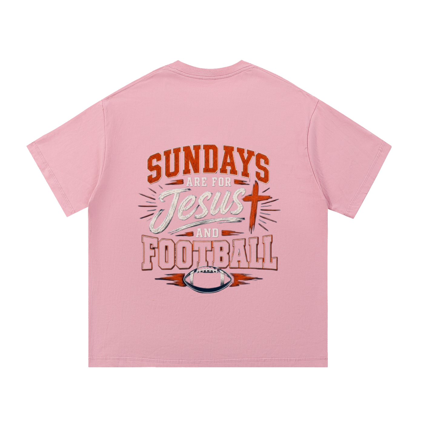 Sundays Are for Jesus and Football — Essential Cotton Tee