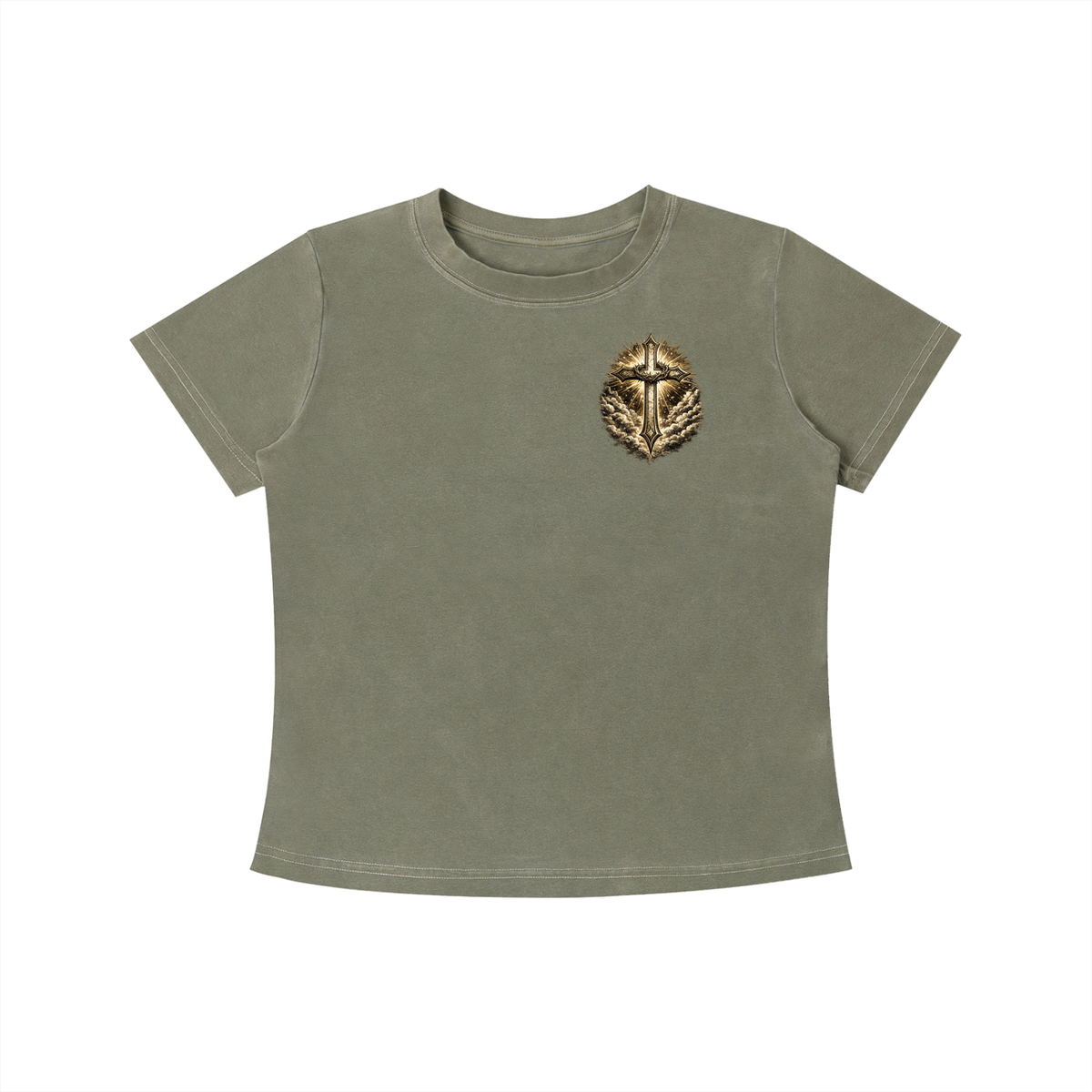 All for God's Glory Women's Crop Tee