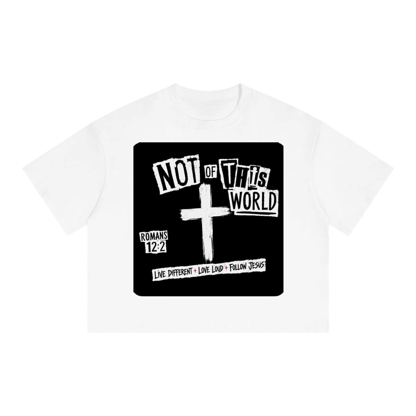 Not of This World — Boxy Crop Tee