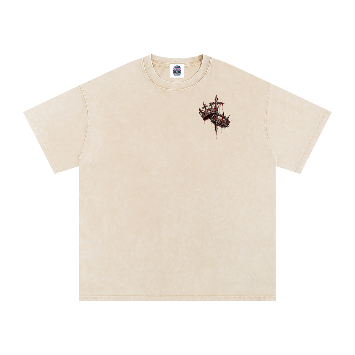 King of Kings — Snow Washed Oversized Tee