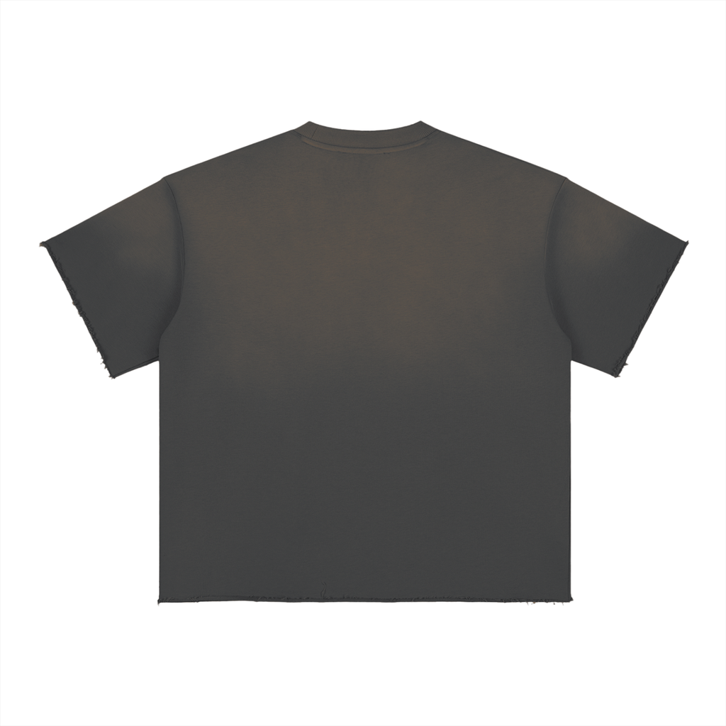 Sober Army — Sun Fade Raw Edge Tee