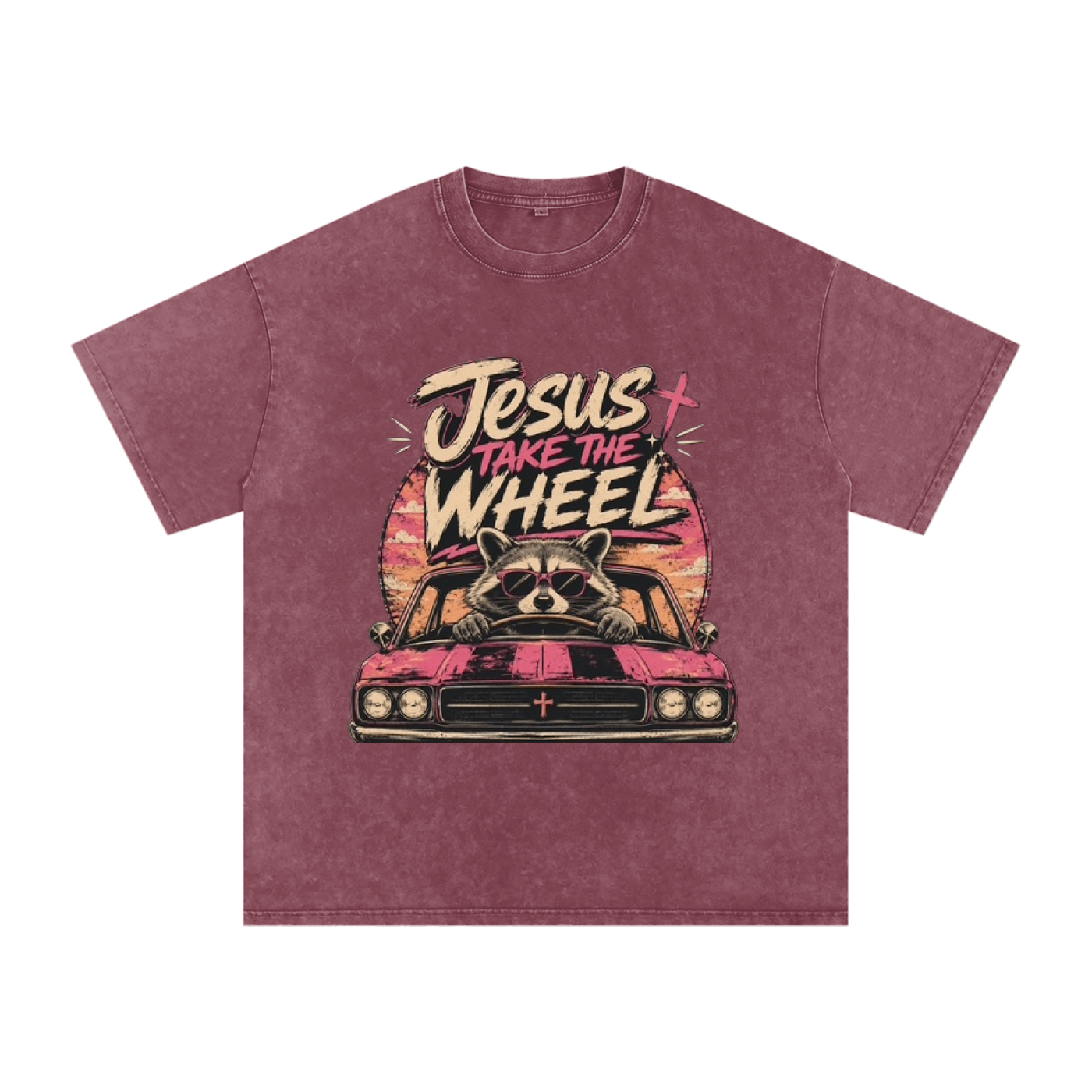 Jesus Take the Wheel Tee