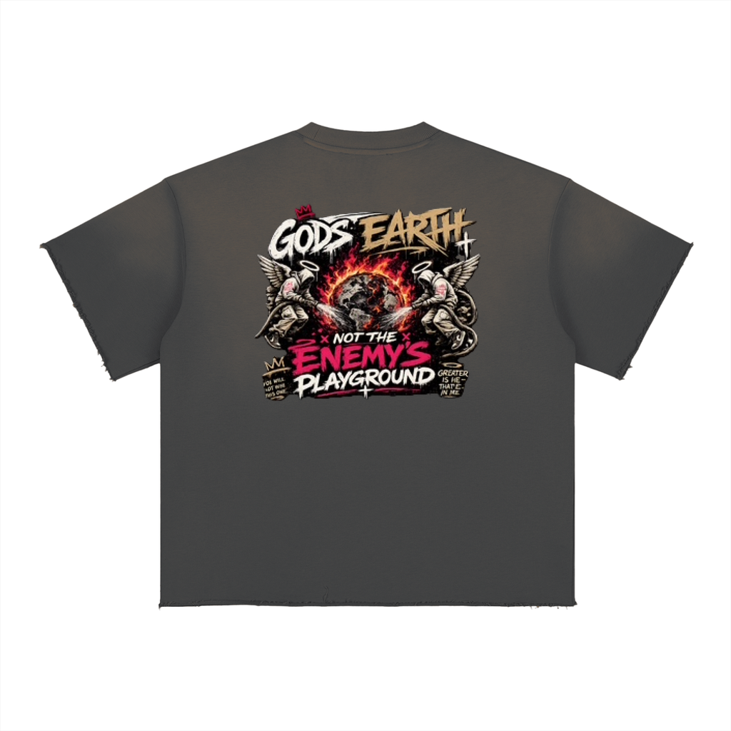 God's Earth Tee – Not the Enemy's Playground