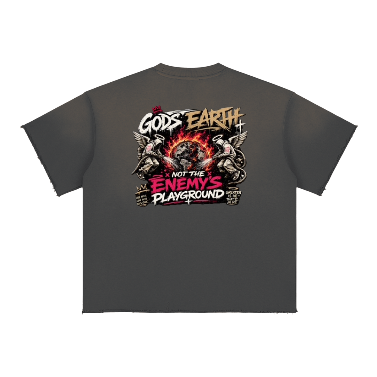 God's Earth Tee – Not the Enemy's Playground