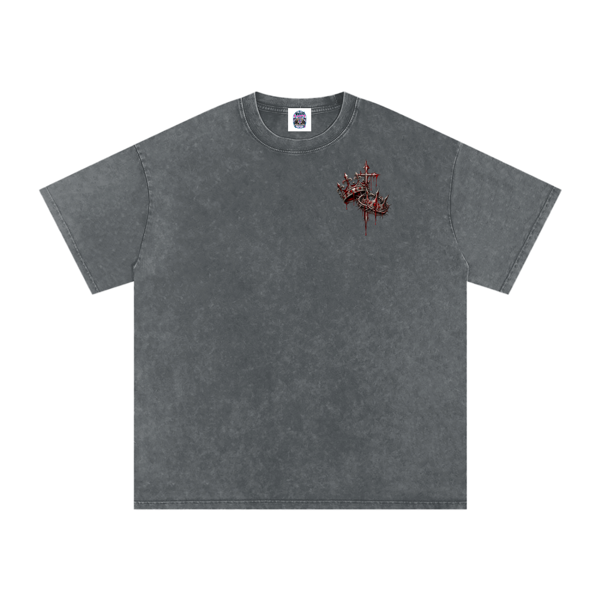 King of Kings — Snow Washed Oversized Tee