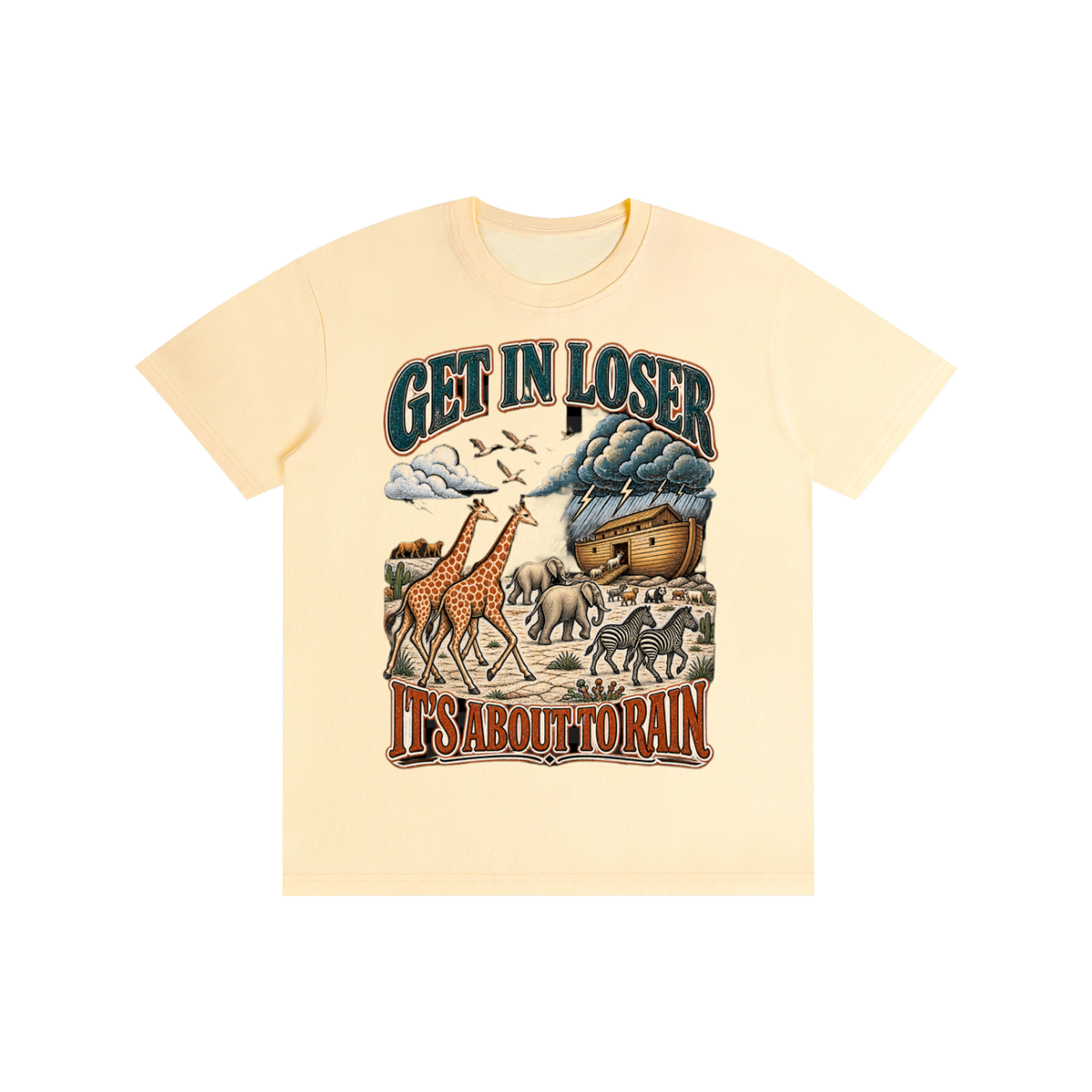 GET in Losers, It's About to Rain Unisex Tee