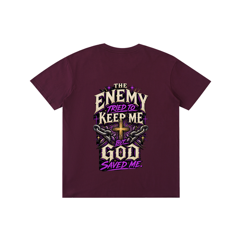 The Enemy Tried to Keep Me but God Saved Me Unisex Tee