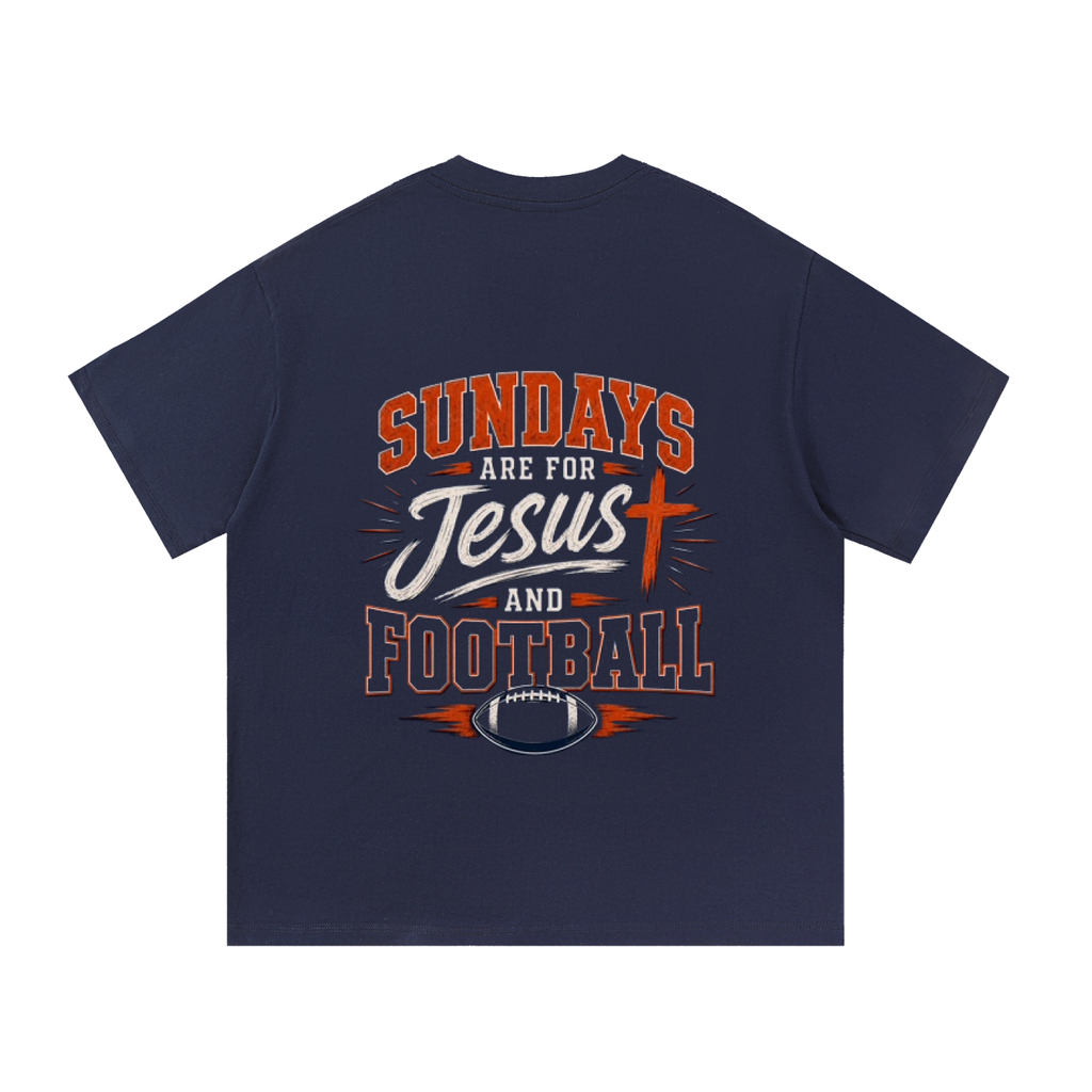 Sundays Are for Jesus and Football — Essential Cotton Tee