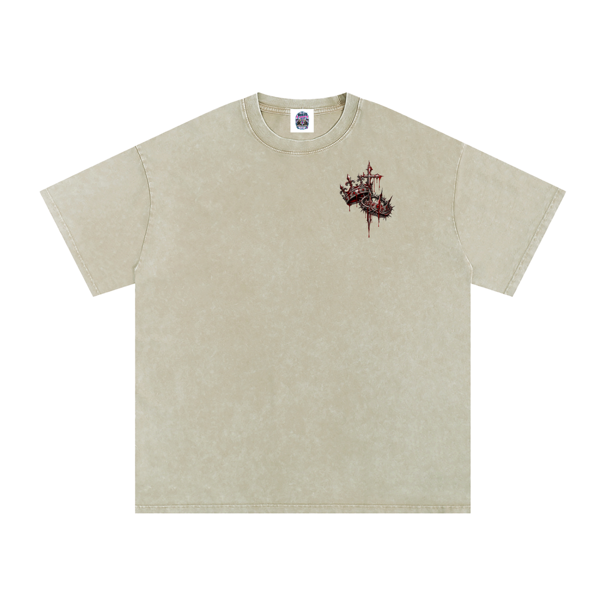 King of Kings — Snow Washed Oversized Tee