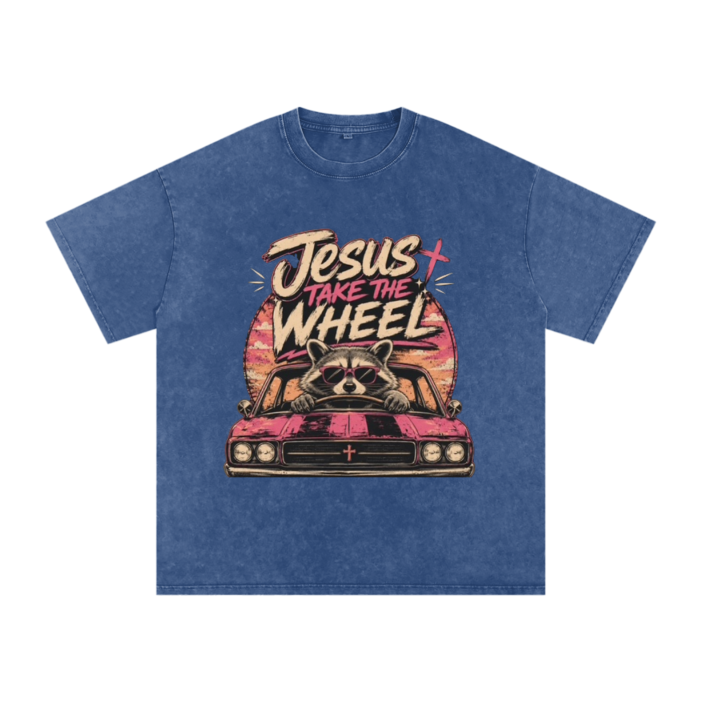 Jesus Take the Wheel Tee