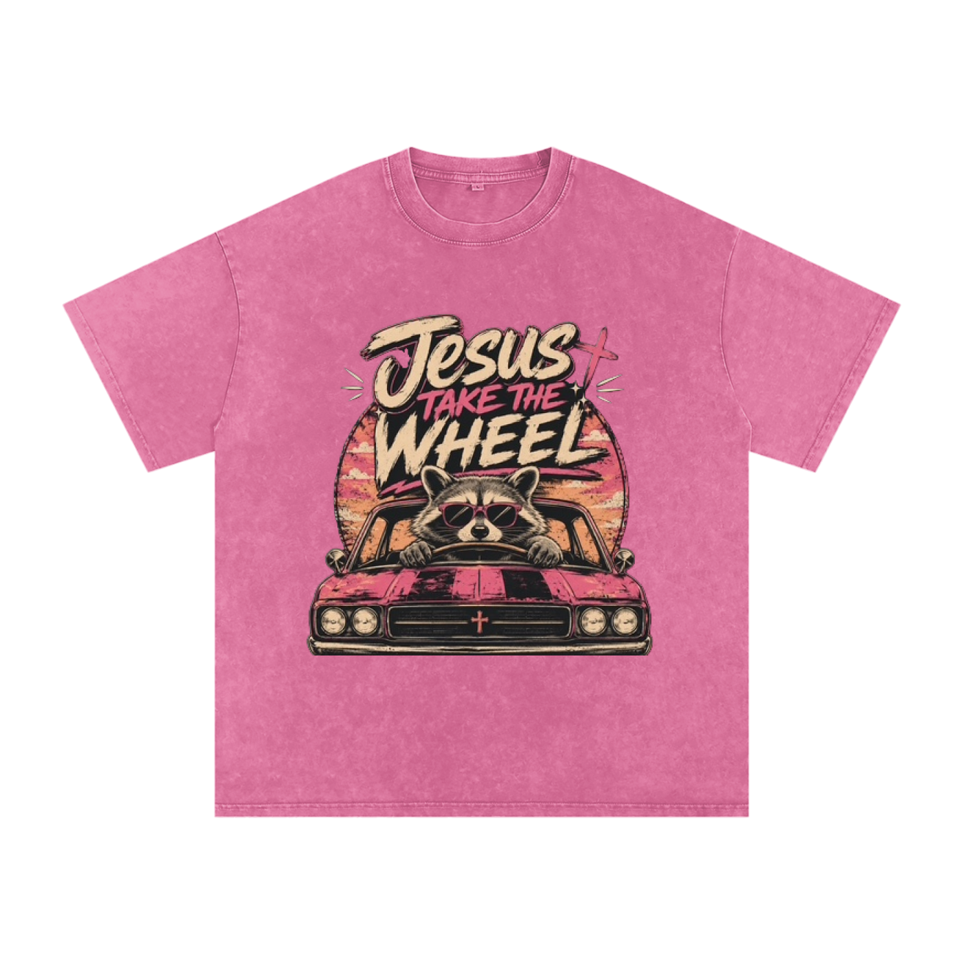 Jesus Take the Wheel Tee