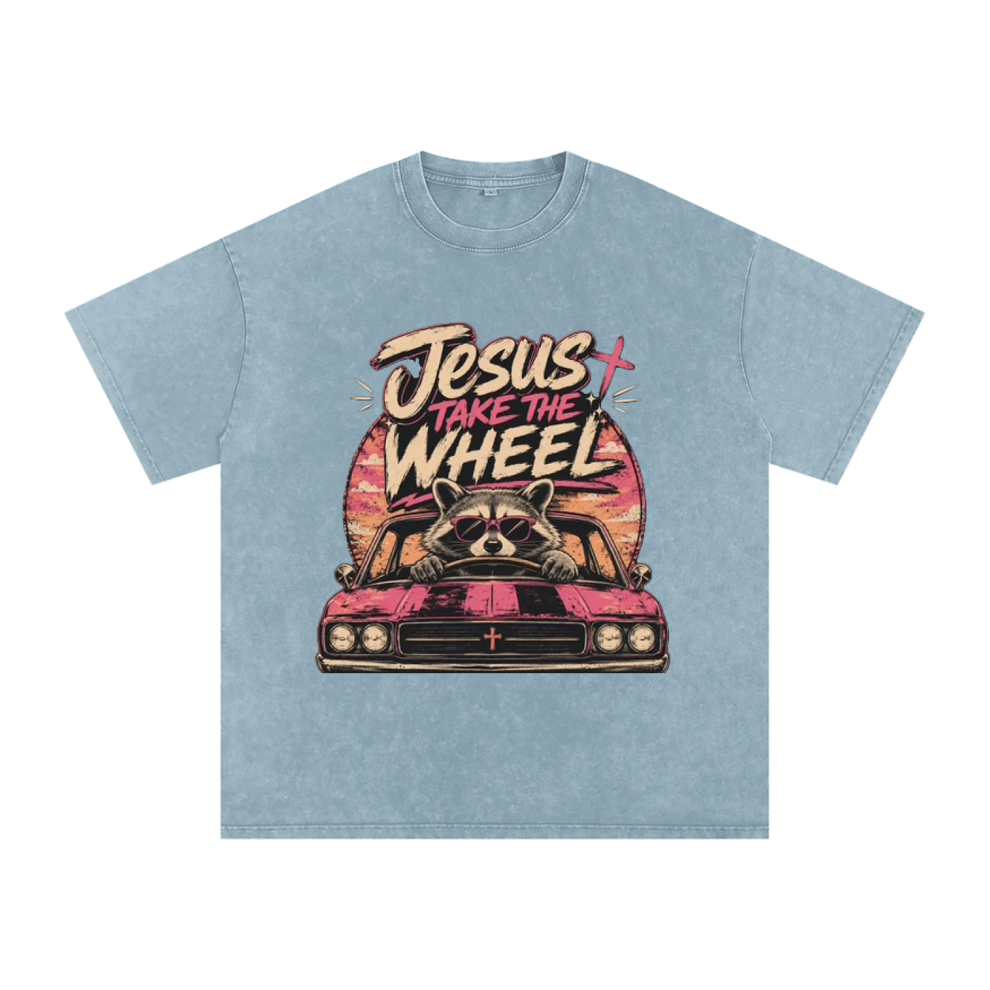 Jesus Take the Wheel Tee