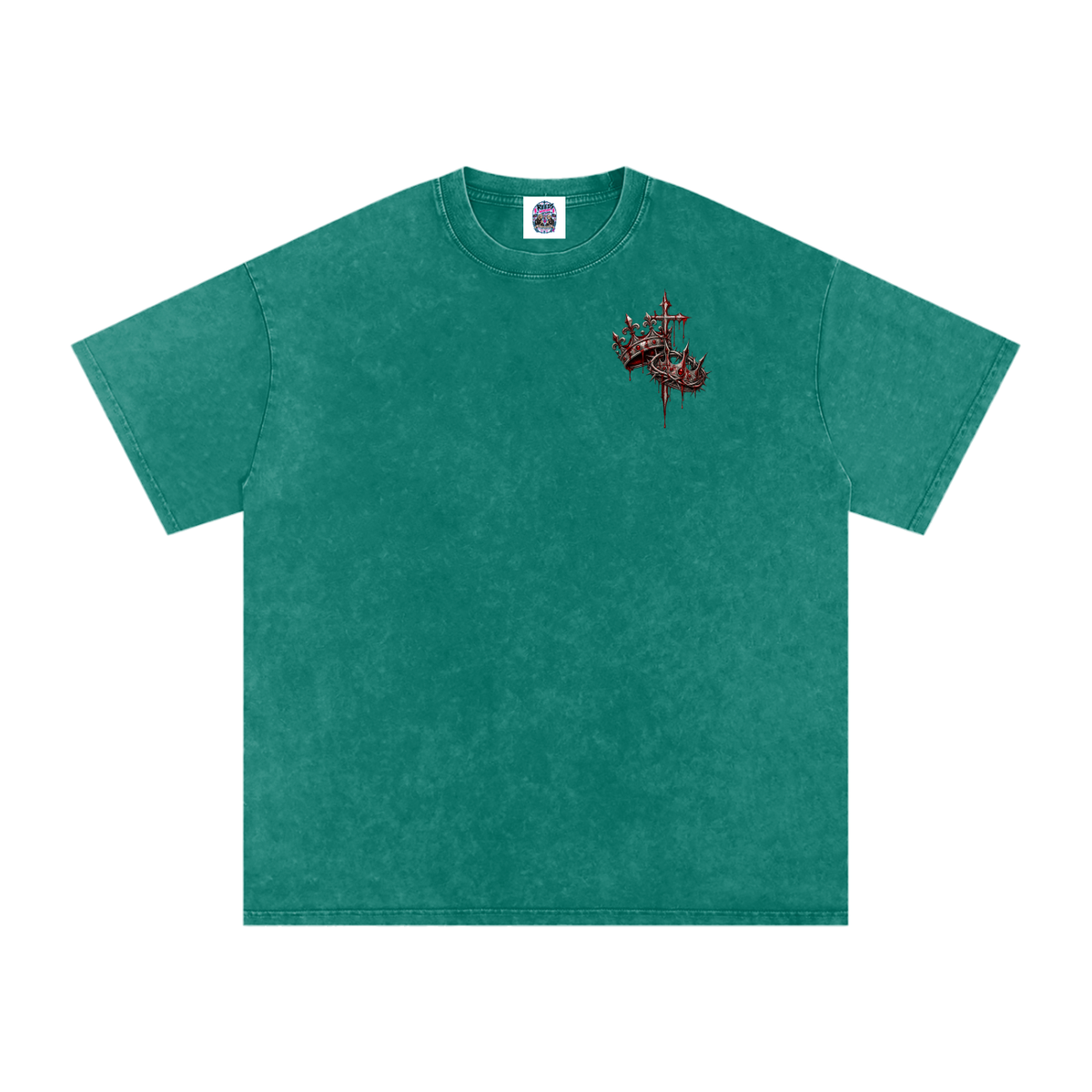 King of Kings — Snow Washed Oversized Tee