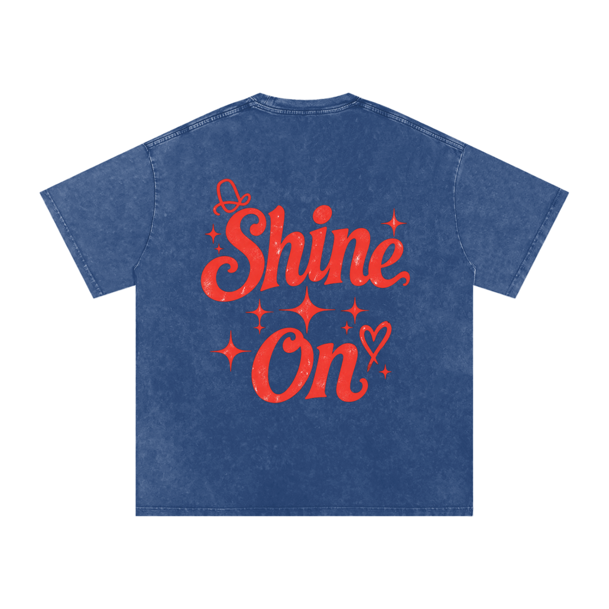 Dolly Parton Shine On Snow Washed Oversized Cotton T-Shirt