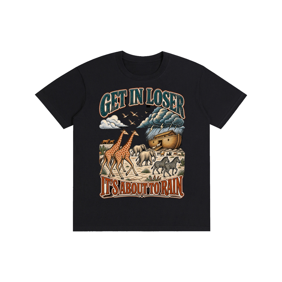 GET in Losers, It's About to Rain Unisex Tee