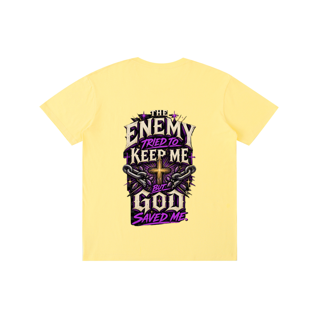 The Enemy Tried to Keep Me but God Saved Me Unisex Tee