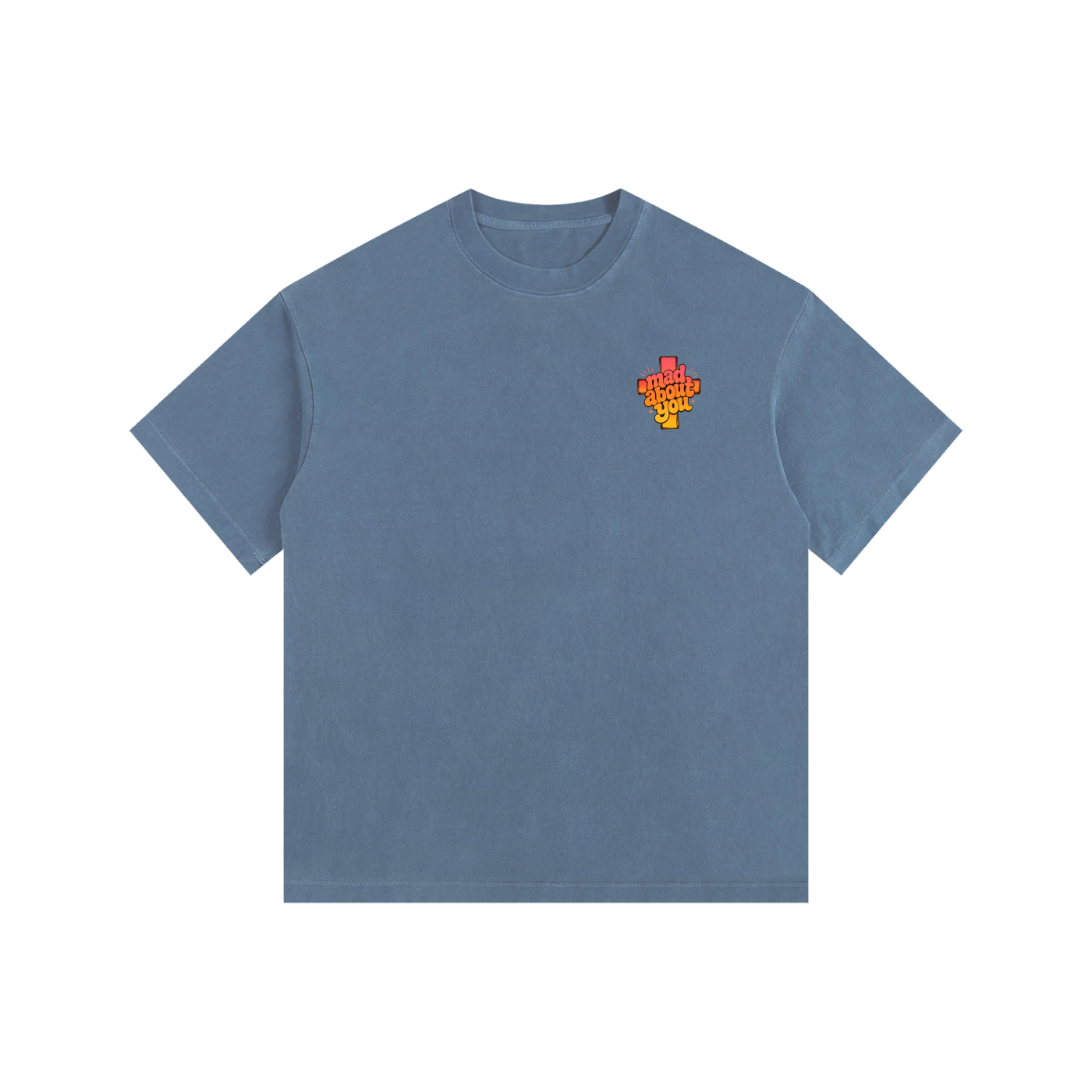 God Is Never Mad At You — He's Always Mad About You Tee