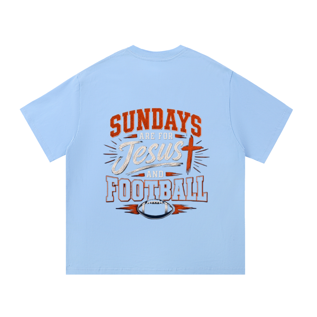 Sundays Are for Jesus and Football — Essential Cotton Tee