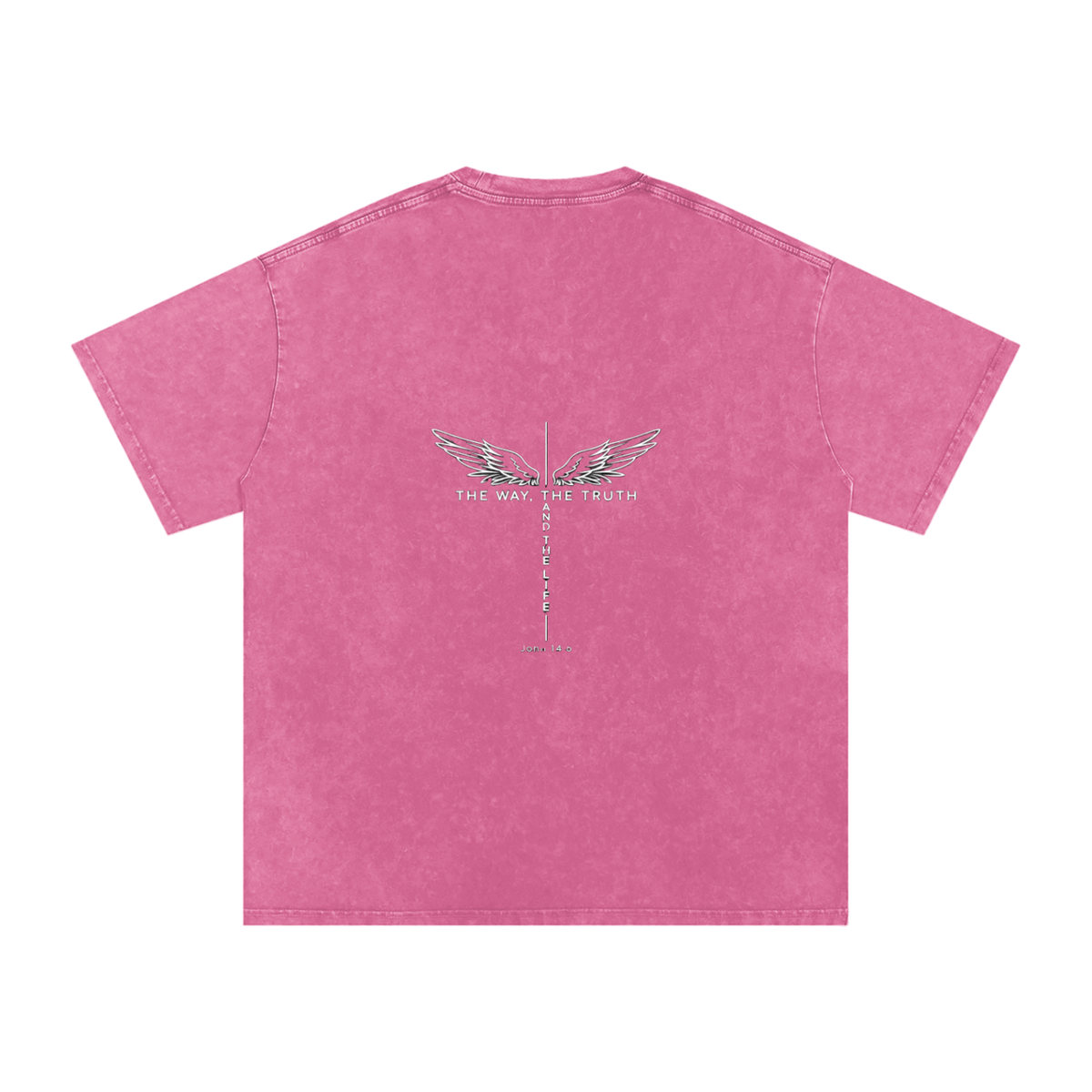 The Way The Truth The Life Unisex Snow Washed Tee