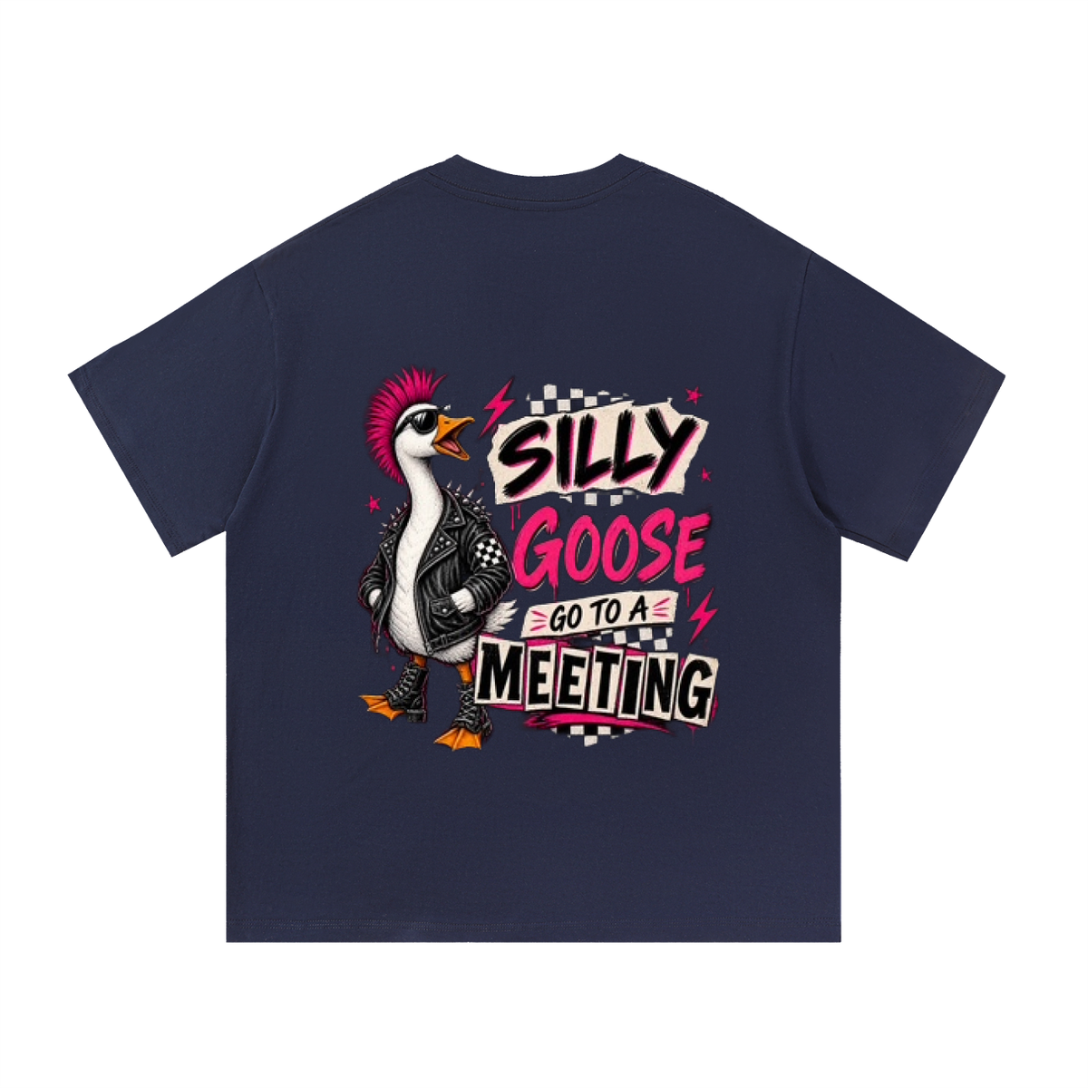 Silly Goose: Go to a Meeting Unisex Tee
