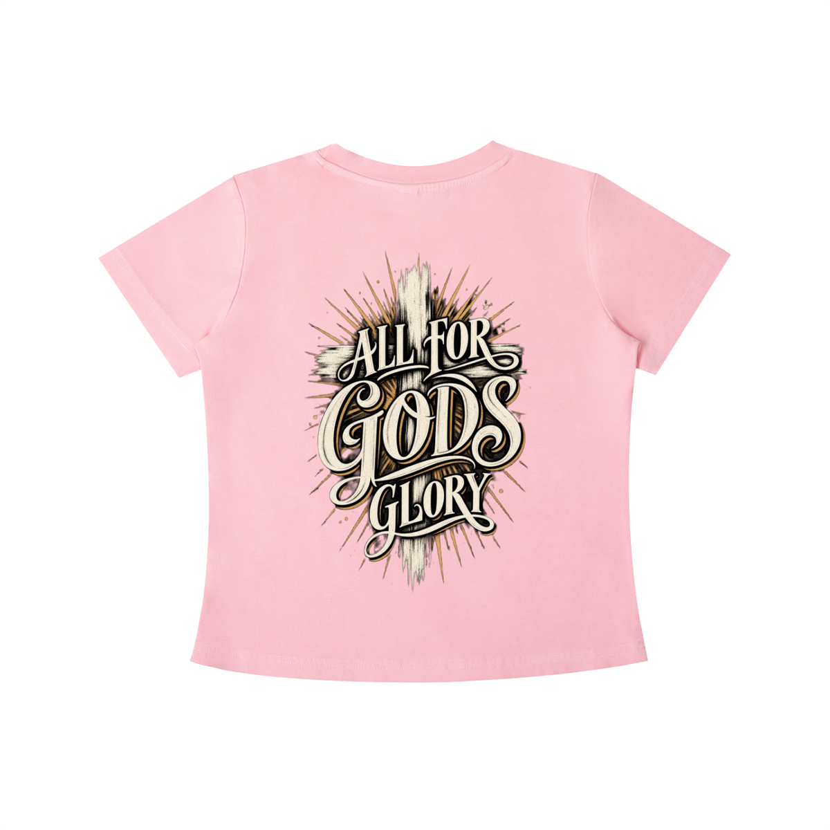 All for God's Glory Women's Crop Tee