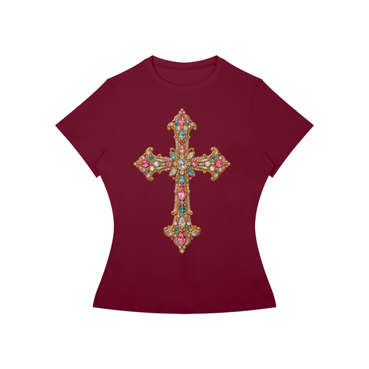 Gem Cross Women’s Slim Fit Performance T-Shirt