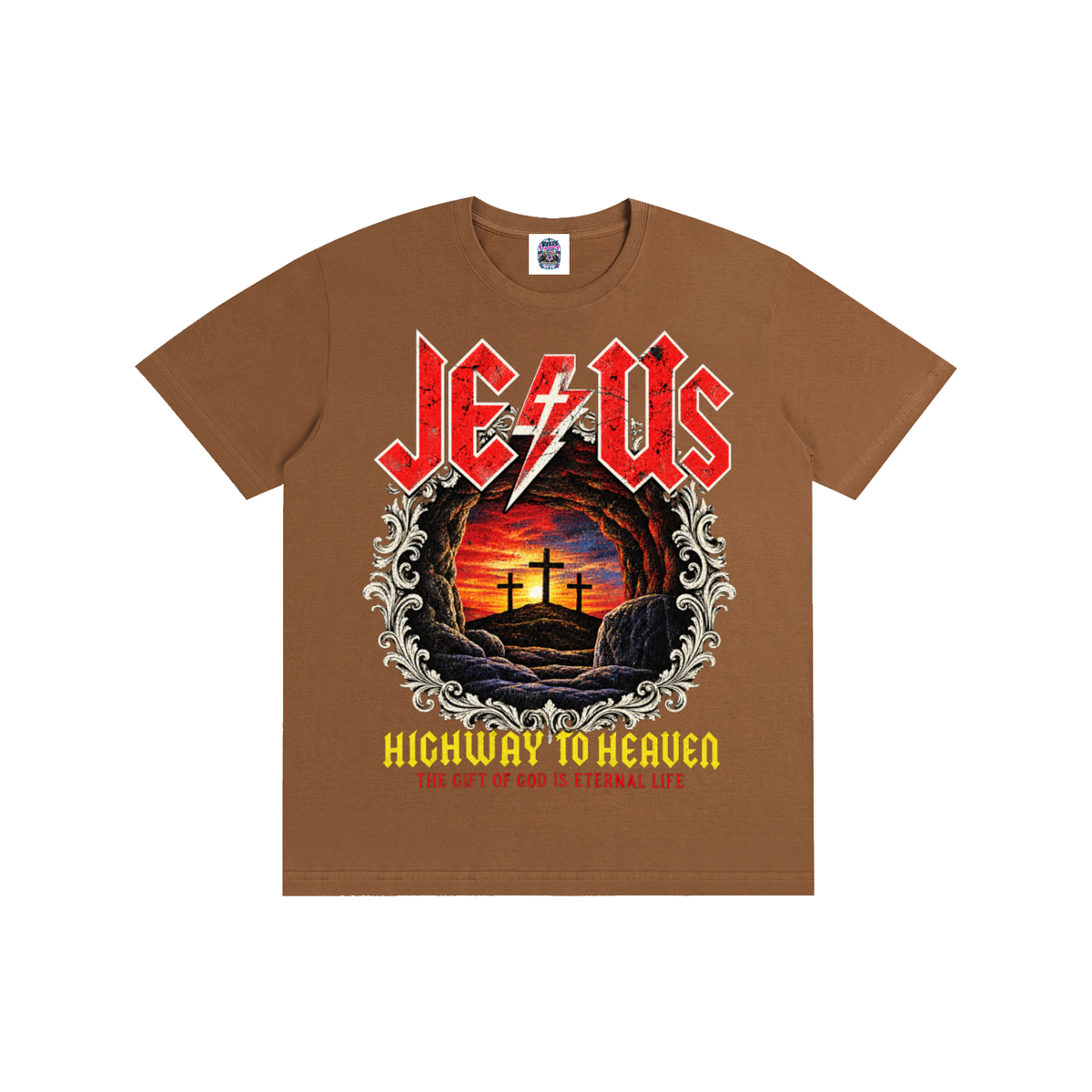 Jesus Highway to Heaven Tee